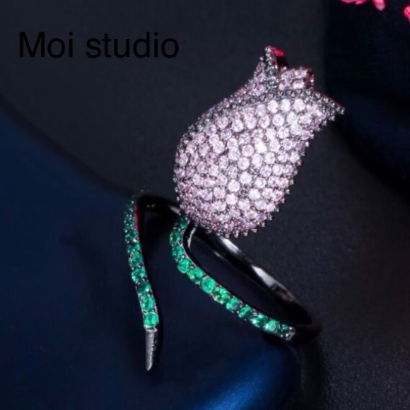 ✨✨Rose Lavander Tourmaline Ring✨✨ - Picture 5 of 5